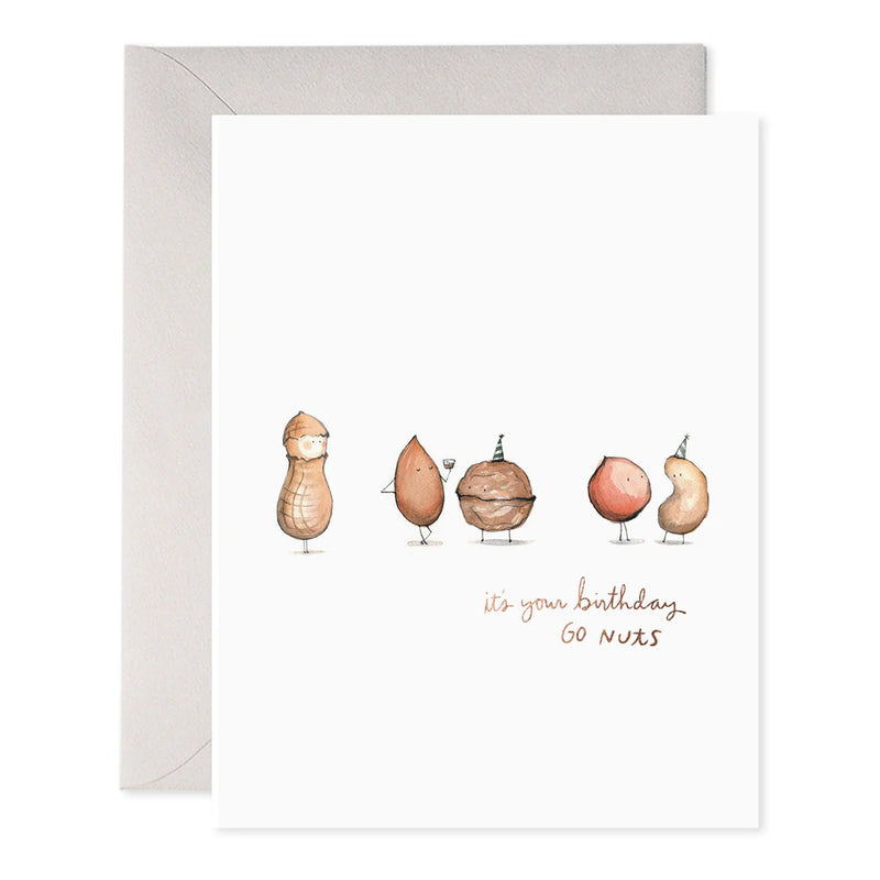 Go Nuts Birthday Greeting Card