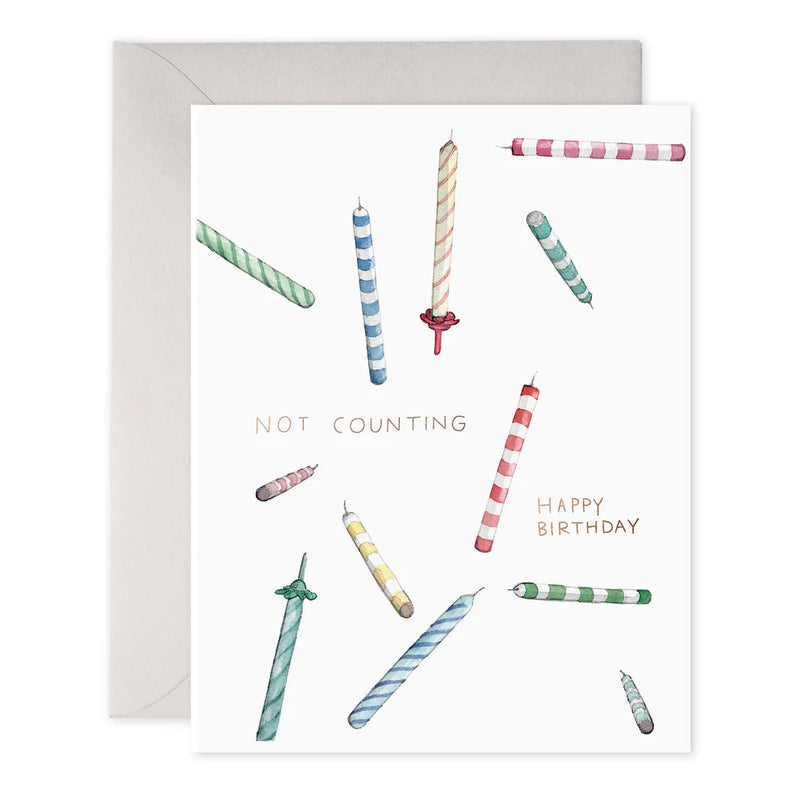 Not Counting Candles Birthday Card