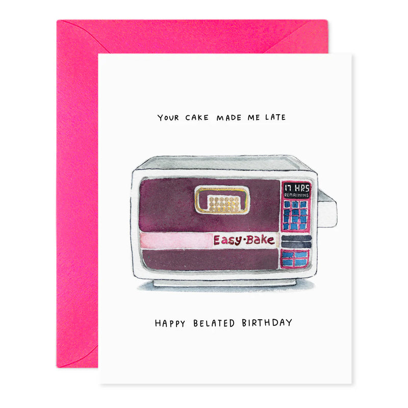 *EZBake Belated Birthday Card