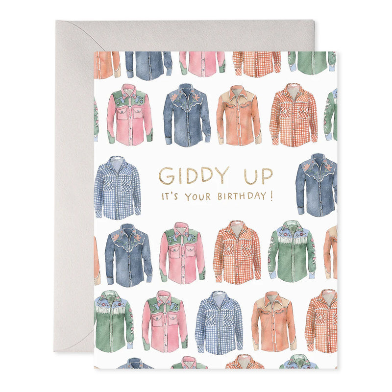Giddy Up Birthday Card