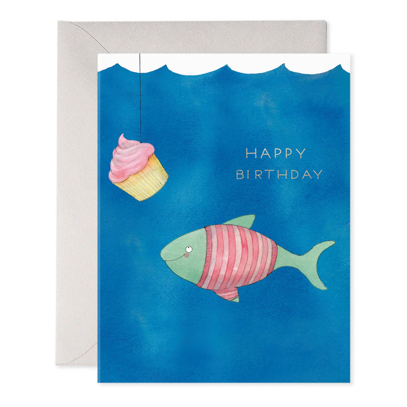 *Cupcake Bait Birthday Card