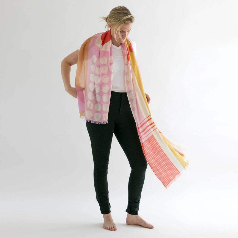 Banjo 100% Merino Wool Scarf in Jolly