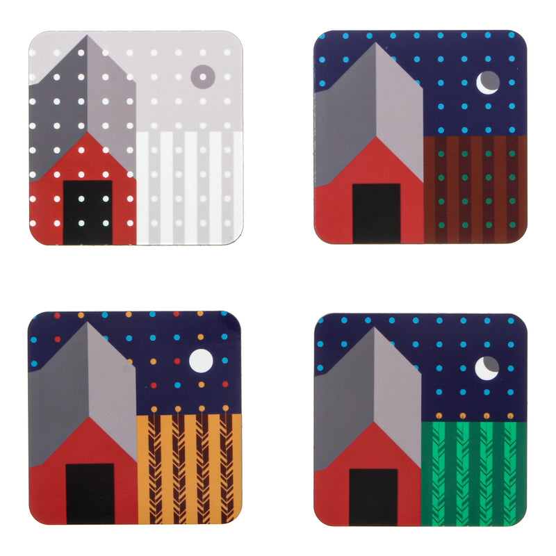 AKAR Designed: Iowa Farm through the Seasons Coasters