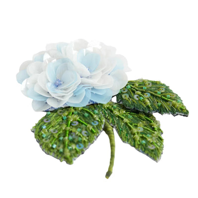 Blooming Hydrangea Brooch Pin