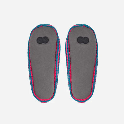 Quattro Rib Slippers in Peach Lime