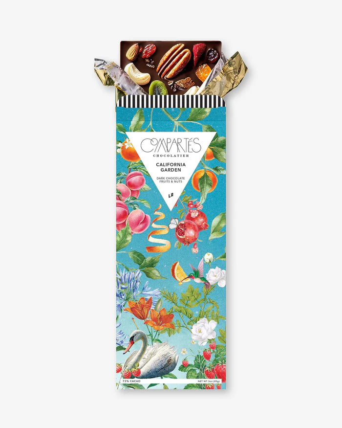 California Garden Dark Chocolate Bar - Vegan