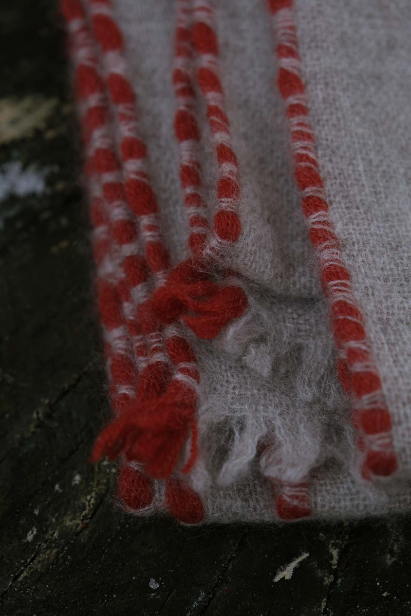 Weaver Cashmere Scarf - Grey