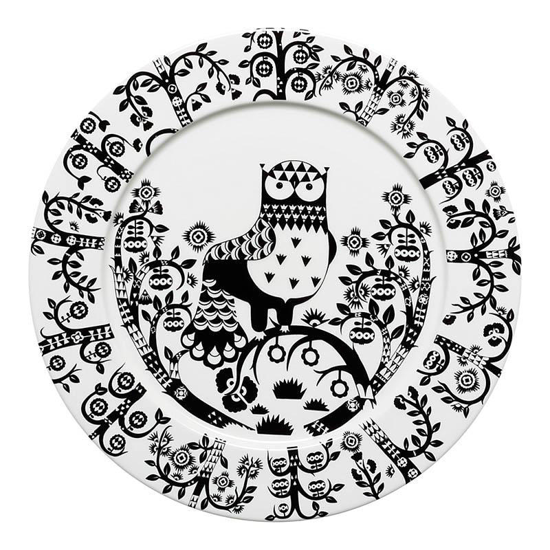 Iittala, Taika: 11" Dinner Plate in Black