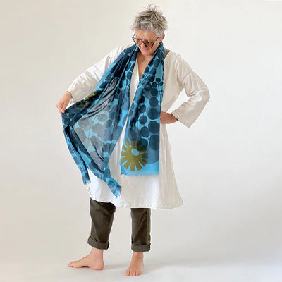Echo Escape 100% Merino Wool Scarf