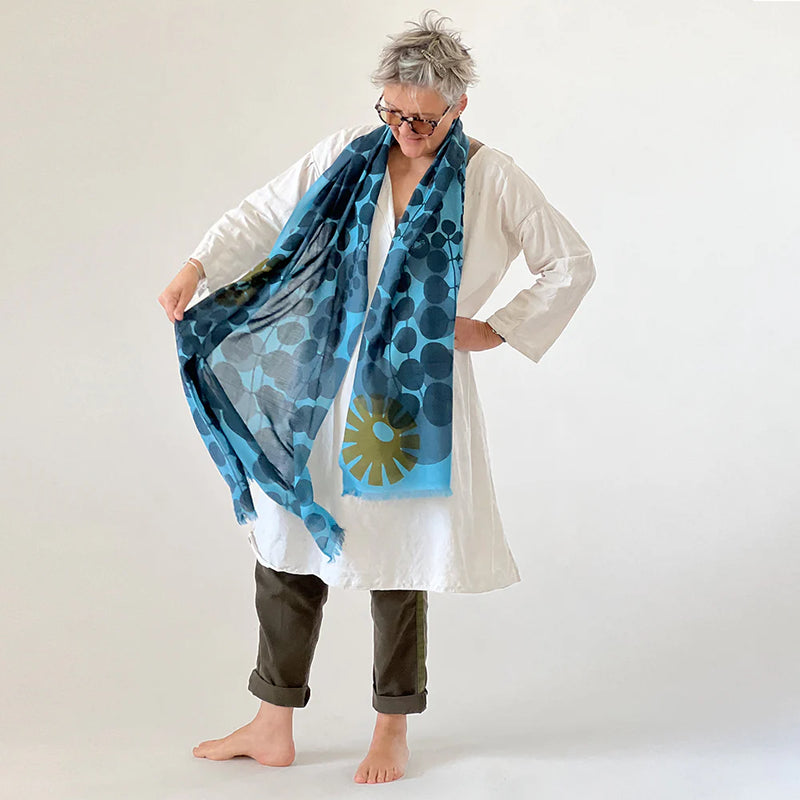 Echo Escape 100% Merino Wool Scarf