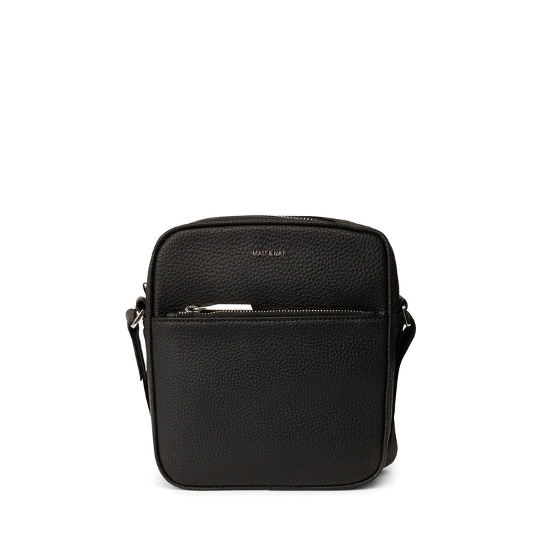 COENMINI Vegan Crossbody Bag, Black