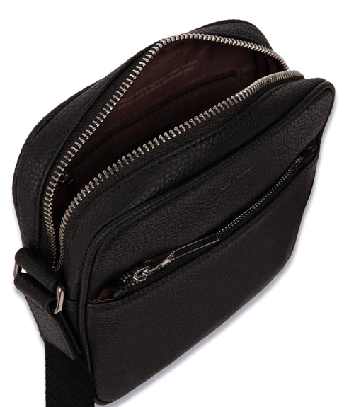 COENMINI Vegan Crossbody Bag, Black