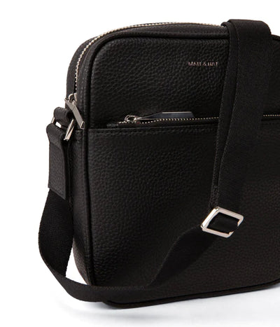 COENMINI Vegan Crossbody Bag, Black