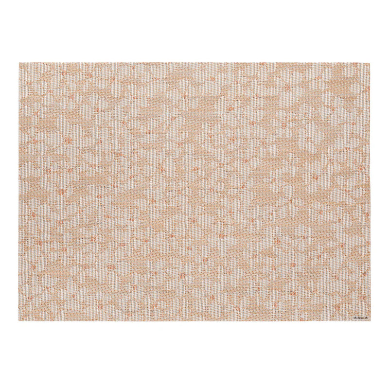 Flora Rectangle Placemat, Almond