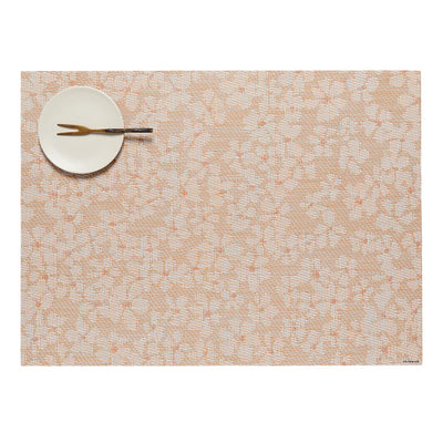 Flora Rectangle Placemat, Almond