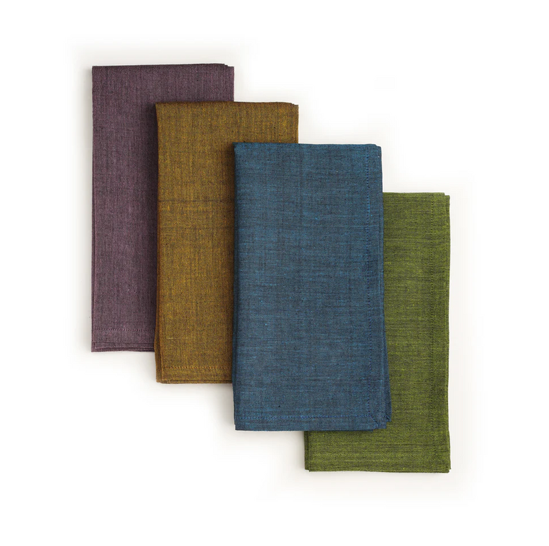 Gems Napkin Set, Soft Handwoven Cotton