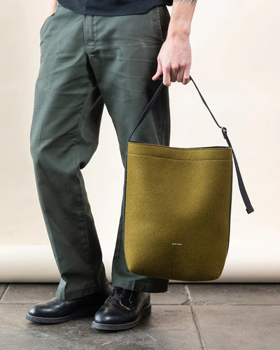 Graf Lantz, Campus Merino Wool Felt Tote in Olive