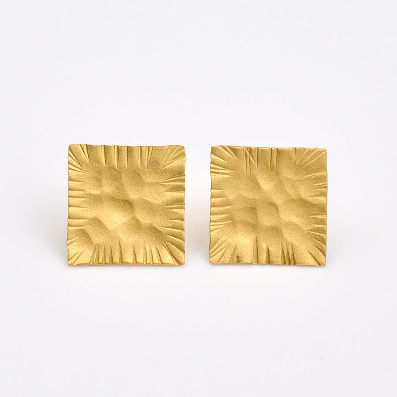 Square Hammered Studs