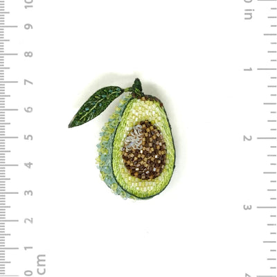 Gwen Avocado Brooch Pin