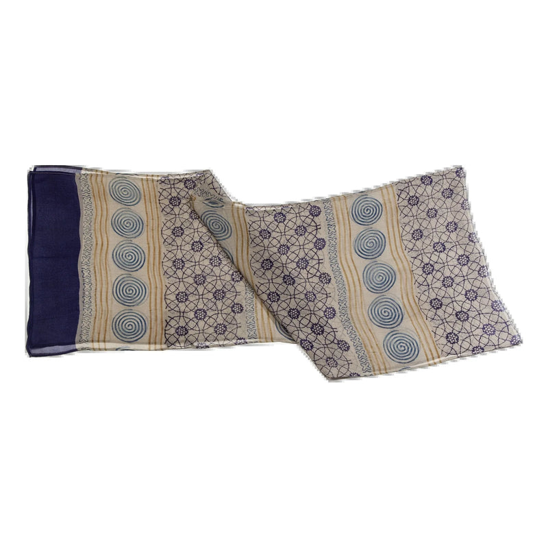 Rhapsody in Blue Silk Scarf