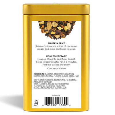 Pumpkin Spice Loose Leaf Tea Canister