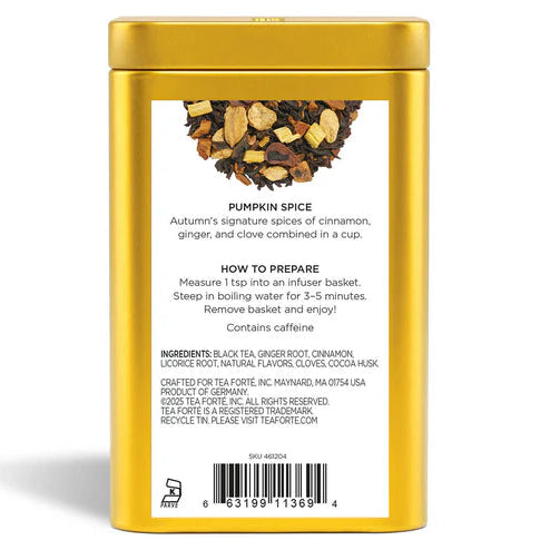 Pumpkin Spice Loose Leaf Tea Canister