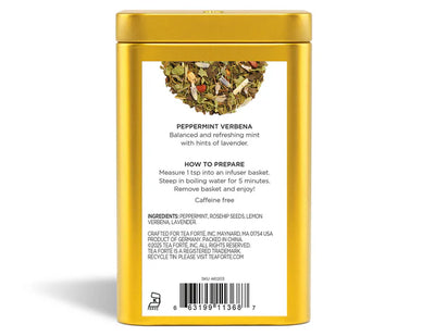 Peppermint Verbena Loose Leaf Tea Canister