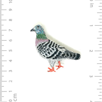 Homing Pigeon Brooch Pin