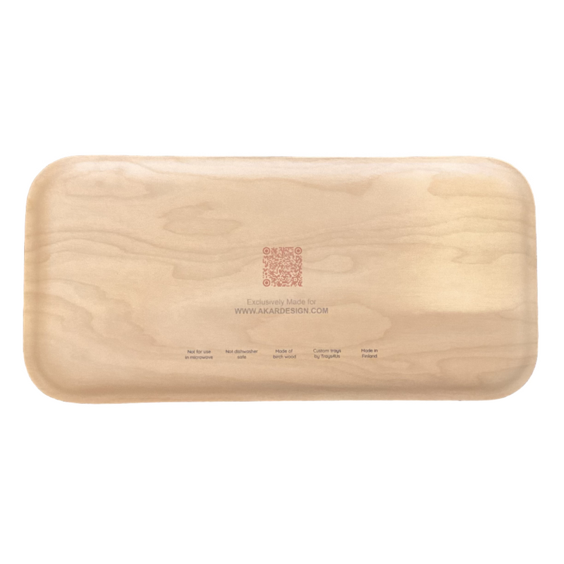 AKAR Designed: Barns in Red Small Tray