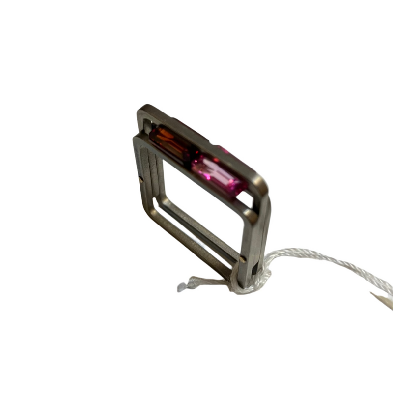 Angela Fung Slide Ring with 2 Stones