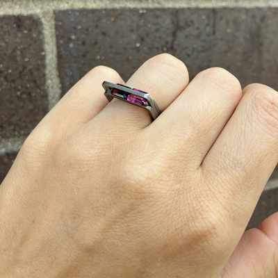 Angela Fung Slide Ring with 2 Stones