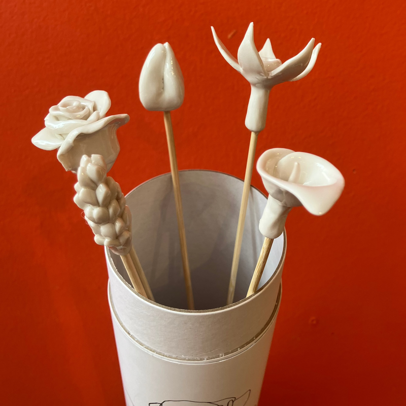 Porcelain Flowers Gift Set: Country Garden