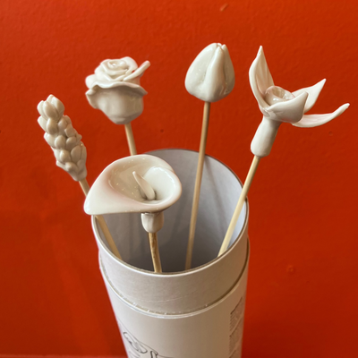 Porcelain Flowers Gift Set: Country Garden