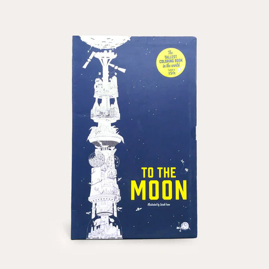 To the Moon! The Tallest Coloring Book in the World