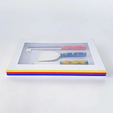 Cheese Knives - Red/Yellow/Blue