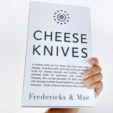 Cheese Knives - Red/Yellow/Blue