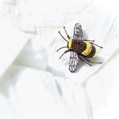 Bumblebee Brooch Pin