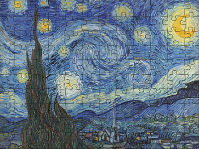 Van Gogh 120-Piece Double-Sided Jigsaw Puzzle Set