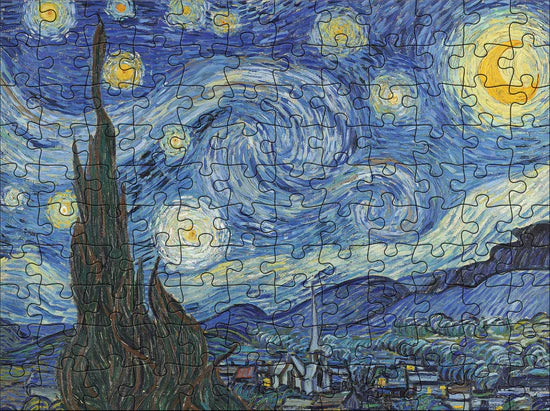 Van Gogh 120-Piece Double-Sided Jigsaw Puzzle Set