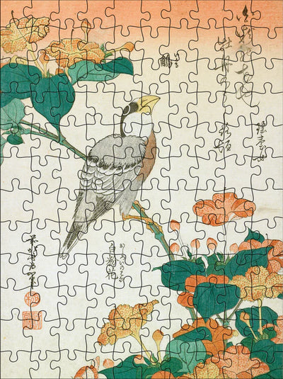 Hokusai's 120-Piece Double-Sided Jigsaw Puzzle Set
