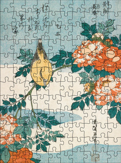 Hokusai's 120-Piece Double-Sided Jigsaw Puzzle Set