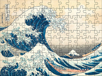 Hokusai's 120-Piece Double-Sided Jigsaw Puzzle Set