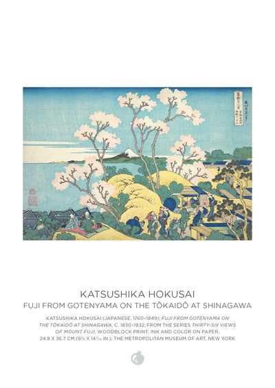 Hokusai's 120-Piece Double-Sided Jigsaw Puzzle Set