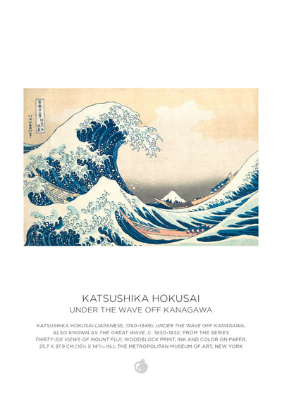 Hokusai's 120-Piece Double-Sided Jigsaw Puzzle Set