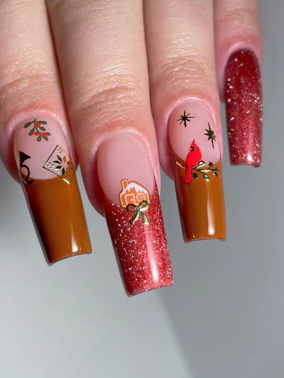 Nail Art Stickers, Deco the Halls!