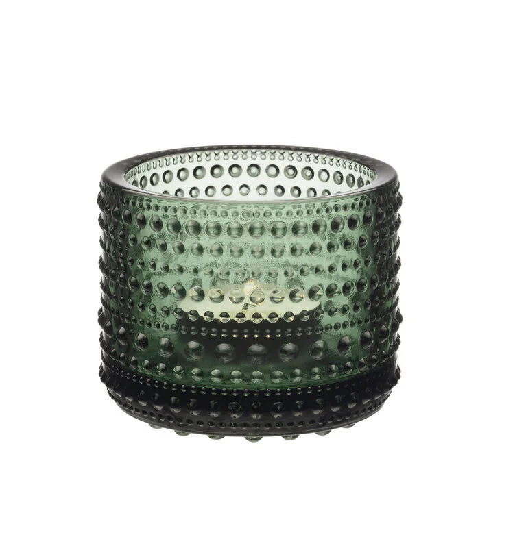 Iittala, Kastehelmi Votive in Pine Green