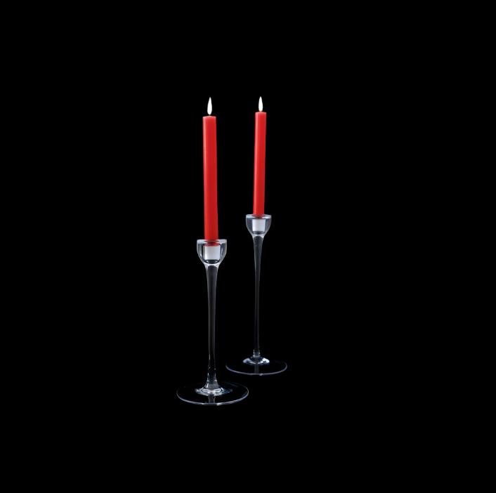 LED Chandelier Candles in Red