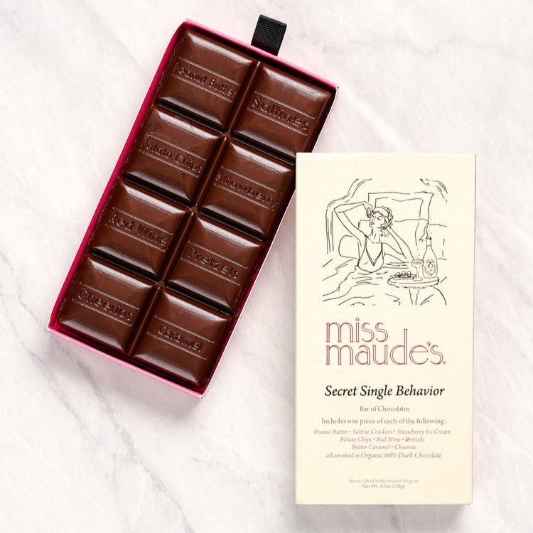 Secret Single Behavior Dark Chocolate Bar