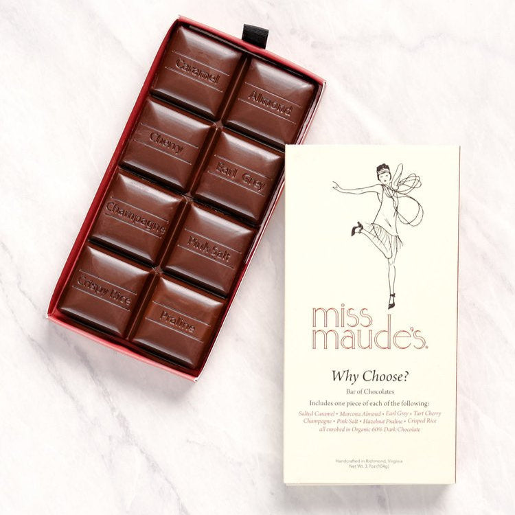 Why Choose? Dark Chocolate Bar