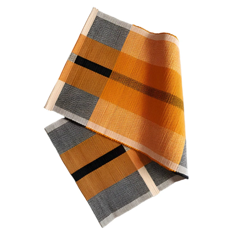 Handwoven Table Runner in Miami Marmalade
